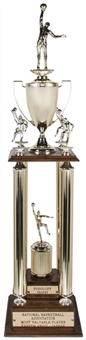 1973-74 NBA Most Valuable Player Podoloff Trophy Presented To Kareem Abdul-Jabbar (Abdul-Jabbar LOA)